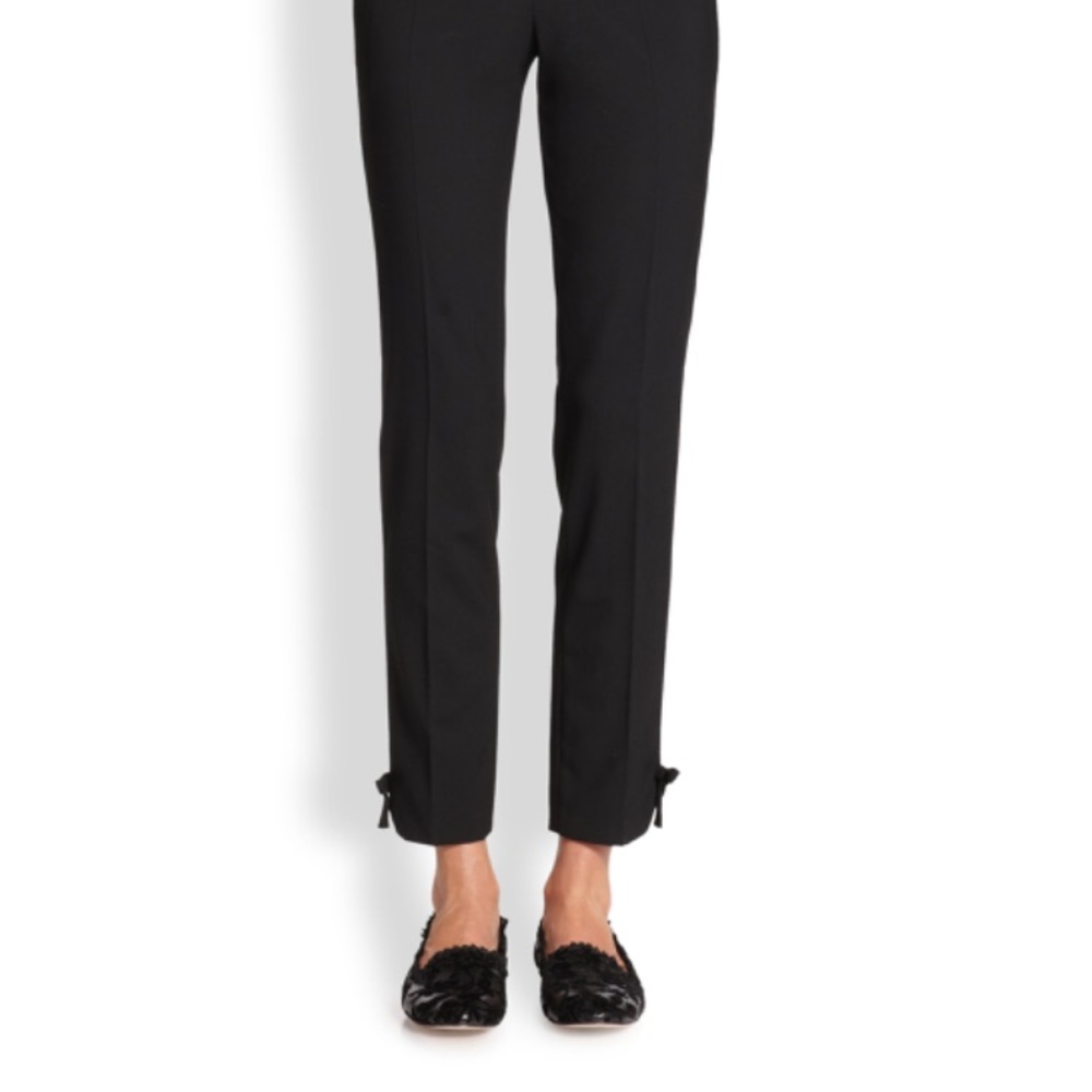 RED Valentino Slim Bow Pant. Size 44 IT